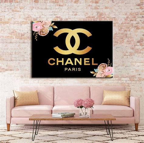 chanel canvas prints|printable Chanel wall art.